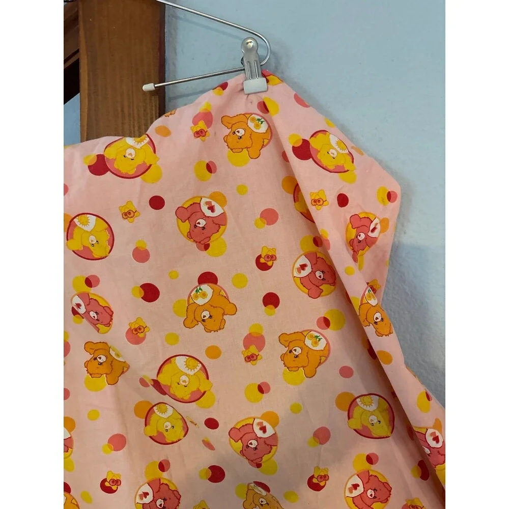 Care Bears vtg y2k Fitted Baby/Toddler Crib Sheet Pink “Fun Shine Love A Lot”